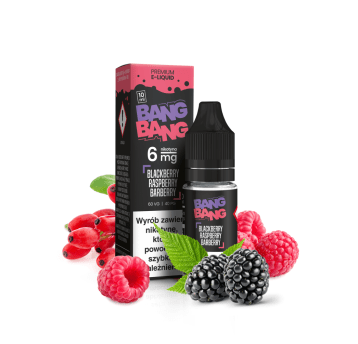 BANG BANG BLACKBERRY RASPBERRY BARBERRY 6MG, 10ML