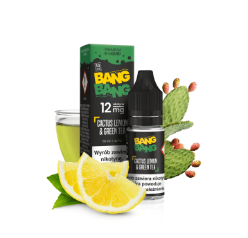 BANG BANG CACTUS LEMON & GREEN TEA 12MG, 10ML