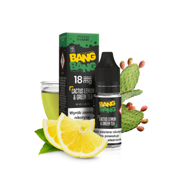 BANG BANG CACTUS LEMON & GREEN TEA 18MG, 10ML