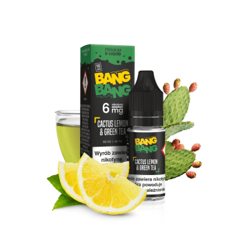 BANG BANG CACTUS LEMON & GREEN TEA 6MG, 10ML