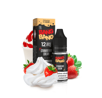 BANG BANG STRAWBERRY CREAM 12MG, 10ML
