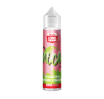 ICE GREEN APPLE RASPBERRY STRAWBERRY NICO PREMIUM 10ML/60ML