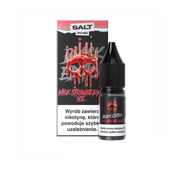 LIQUID DARK LINE BLACK SALT - MILK STRAWBERRY ICE 20MG