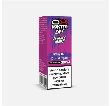LIQUID OXVA OX MASTER SALT - BERRIES BURST 10ML 20MG