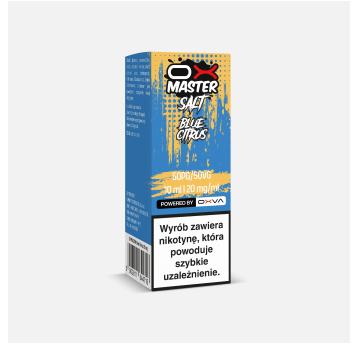LIQUID OXVA OX MASTER SALT - BLUE CITRUS 10ML 20MG