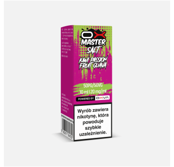 LIQUID OXVA OX MASTER SALT - KIWI PASSION FRUIT GUAVA 10ML 20MG