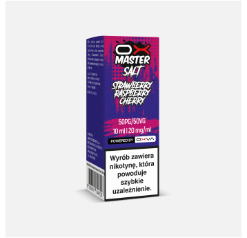 LIQUID OXVA OX MASTER SALT - STRAWBERRY RASPBERRY CHERRY 10ML 20MG