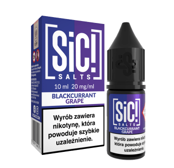 LIQUID SIC! SALTS DUPLEX 10ML - BLACKCURRANT GRAPE 20MG