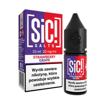 LIQUID SIC! SALTS DUPLEX 10ML - STRAWBERRY GRAPE 20MG