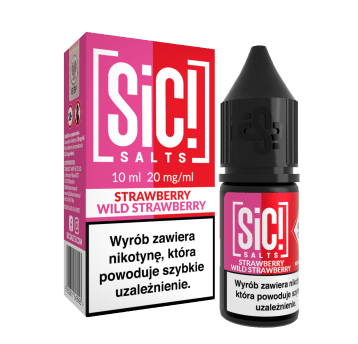 LIQUID SIC! SALTS DUPLEX 10ML - STRAWBERRY WILD STRAWBERRY 20MG