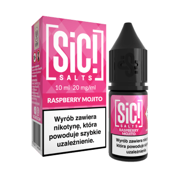 LIQUID SIC! SALTS MOJITO 10ML - RASPBERRY MOJITO 20MG