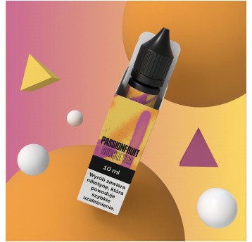 LIQUID VJUICE GO+ 10ML - PASSION FRUIT BUBBLE TEA 6MG, 10ML