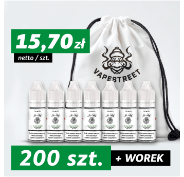 Shot - Nikotyna 50/50 20mg 10ml - 200 szt