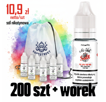Shot - Sól 70/30 20mg 10ml - 200 szt