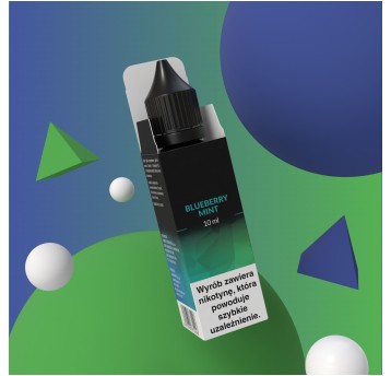 VBAR SALT E-LIQUID 10ML - BLUEBERRY MINT 20MG