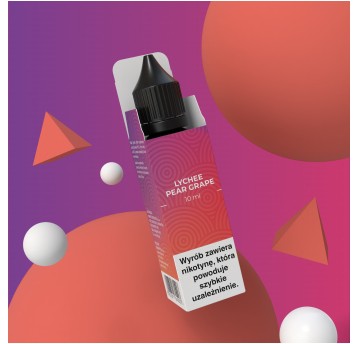 VBAR SALT E-LIQUID 10ML - LYCHEE PEAR GRAPE 20MG